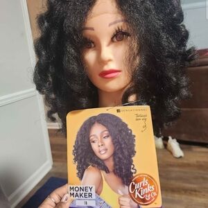 Curls Kinks & Co. Black Hair Wig